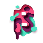 矢量水波字母