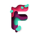 矢量水波字母