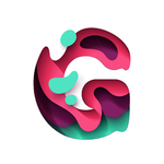 矢量水波字母