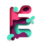 矢量水波字母