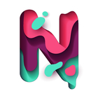 矢量水波字母