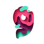 矢量水波字母