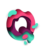 矢量水波字母