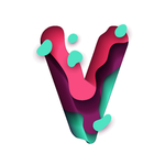 矢量水波字母