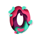 矢量水波字母