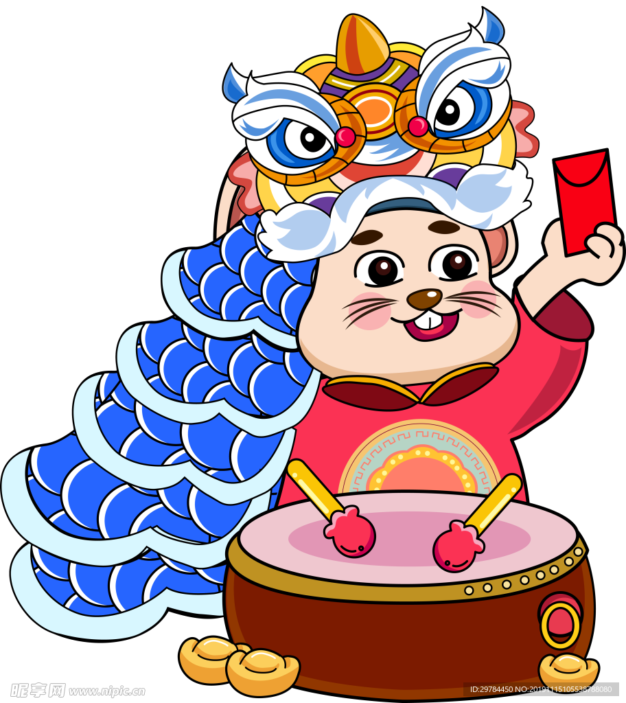 鼠年元素