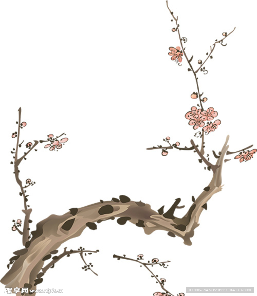 梅花矢量