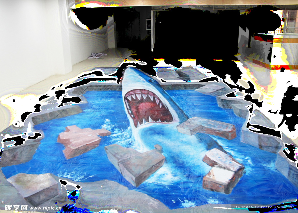 3D手绘鲨鱼