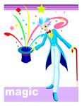 魔术插画