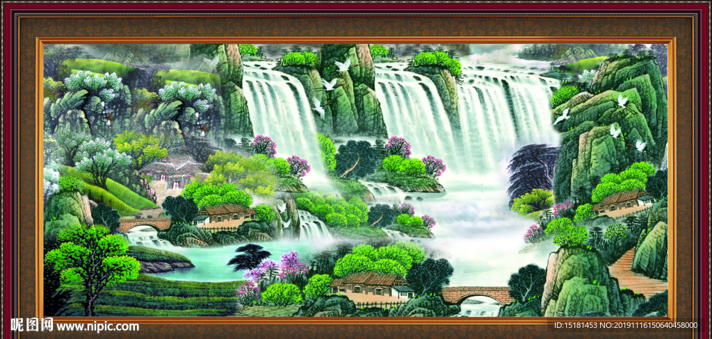 山水风景图