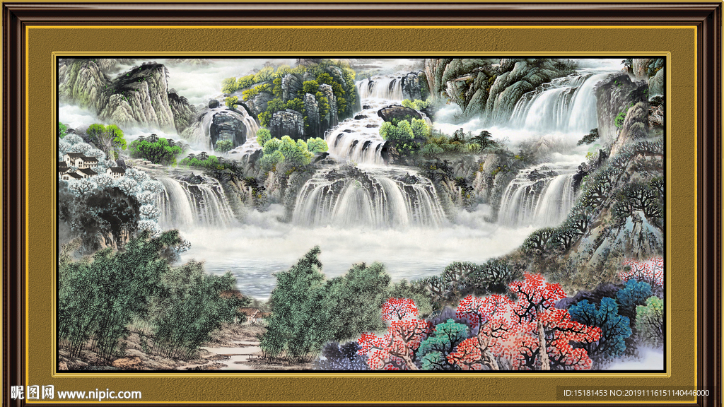 山水风景图