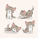 小猫插画
