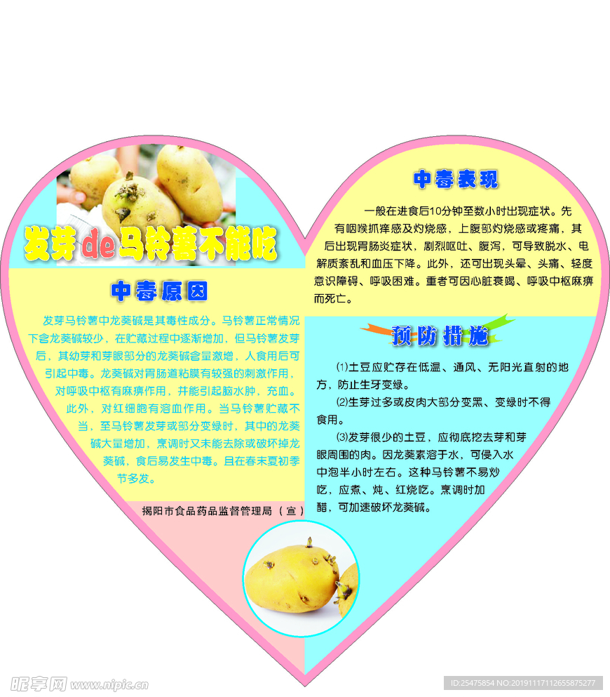 发芽马铃薯不能吃