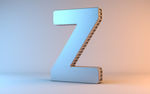 C4D金属质感字母Z