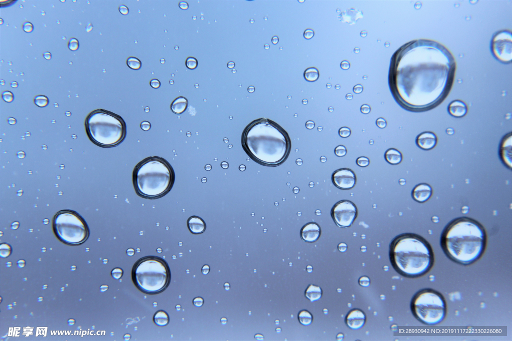 水珠水纹雨滴