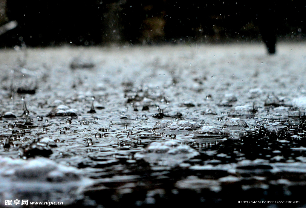 水珠水纹雨滴