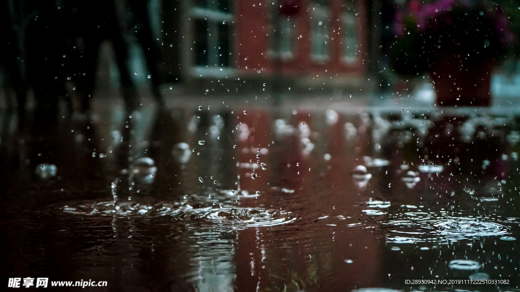 水珠水纹雨滴