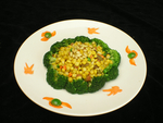 绿茶野山菌