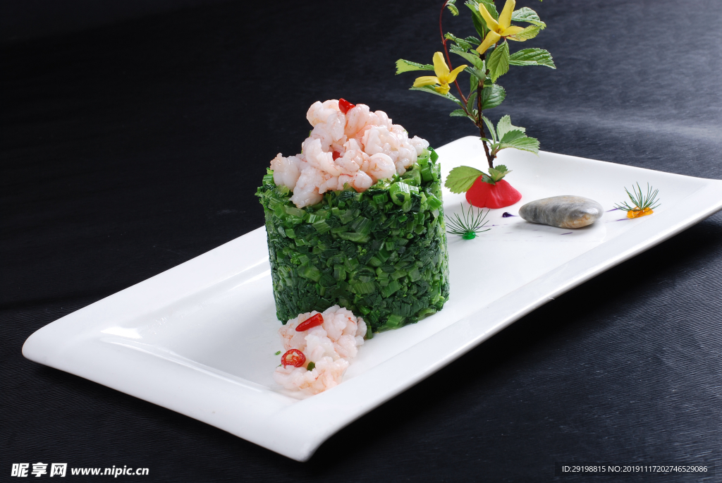 野菜虾仁