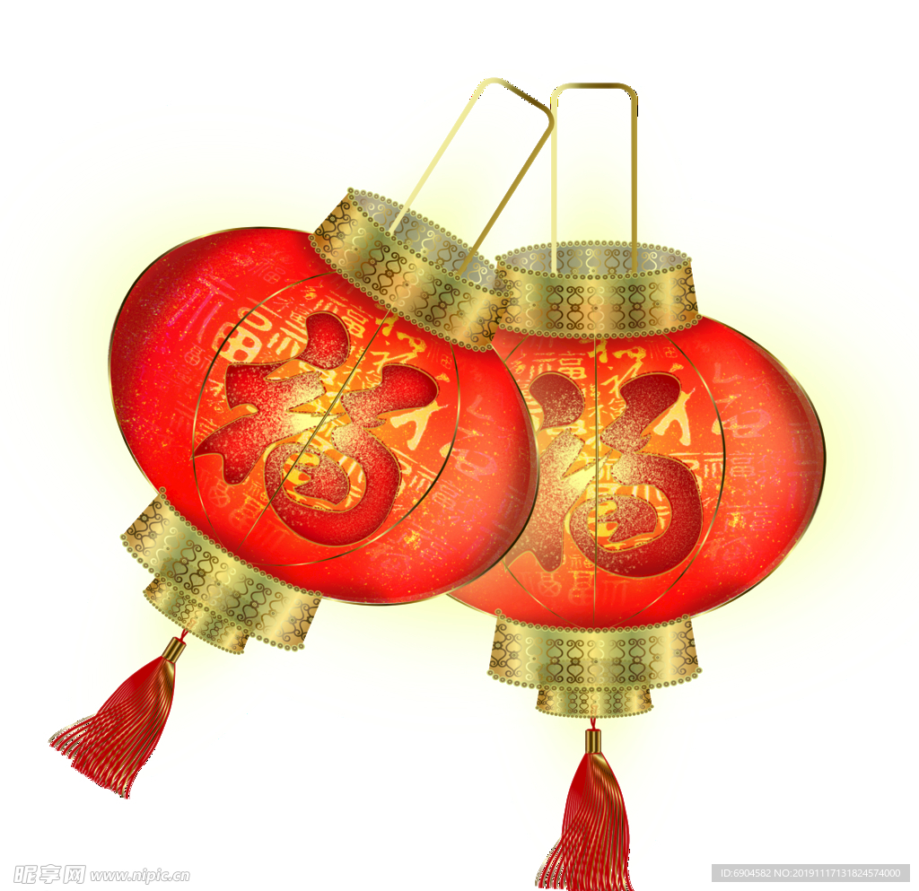 金属红灯笼