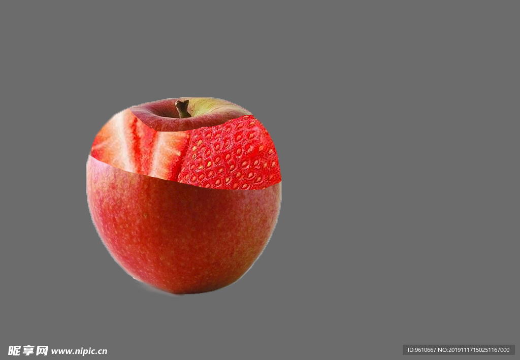 苹果草莓组合图