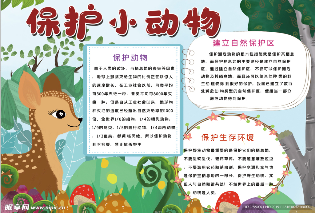 小动物小报