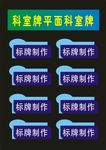科室牌环保制作