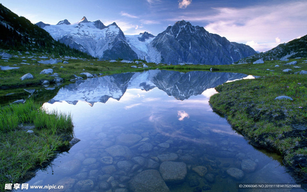 大气山水风景