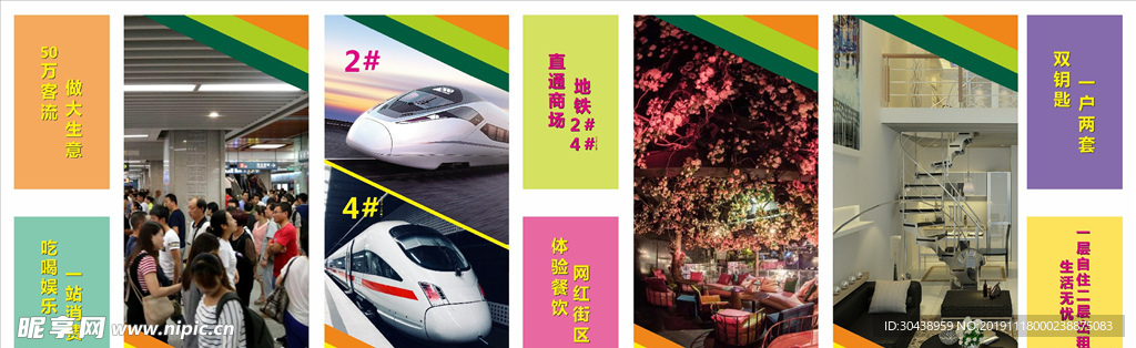 地产展板