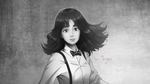 彩色动漫人物插画背景