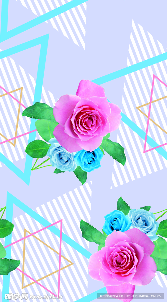 几何花朵