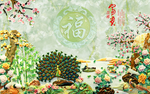 玉石背景墙