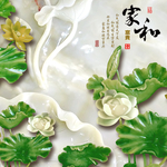 玉石背景画