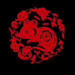 鼠年窗花