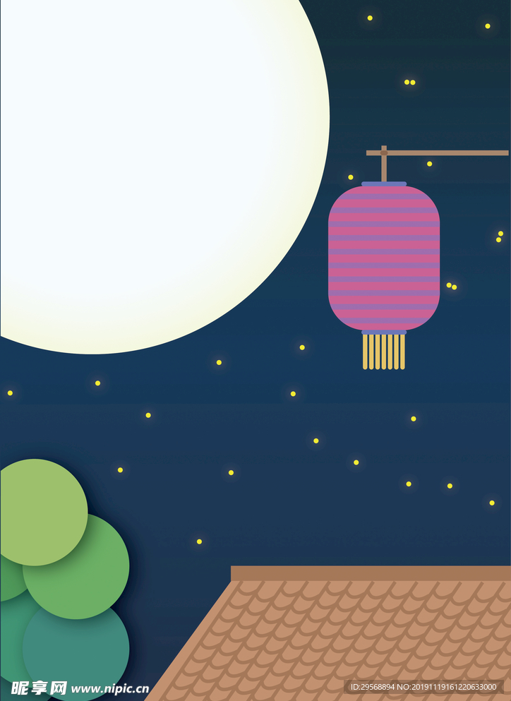 夜空插画