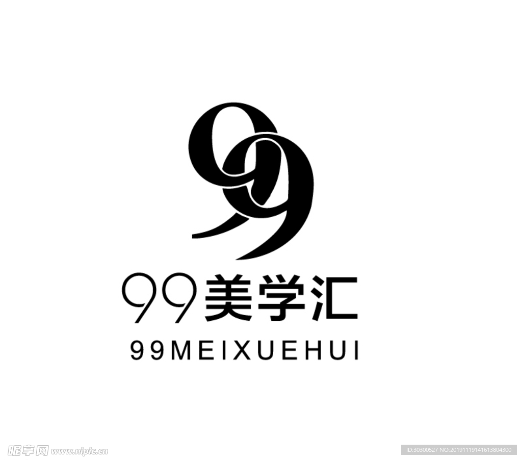 美甲美睫美容美发美学LOGO