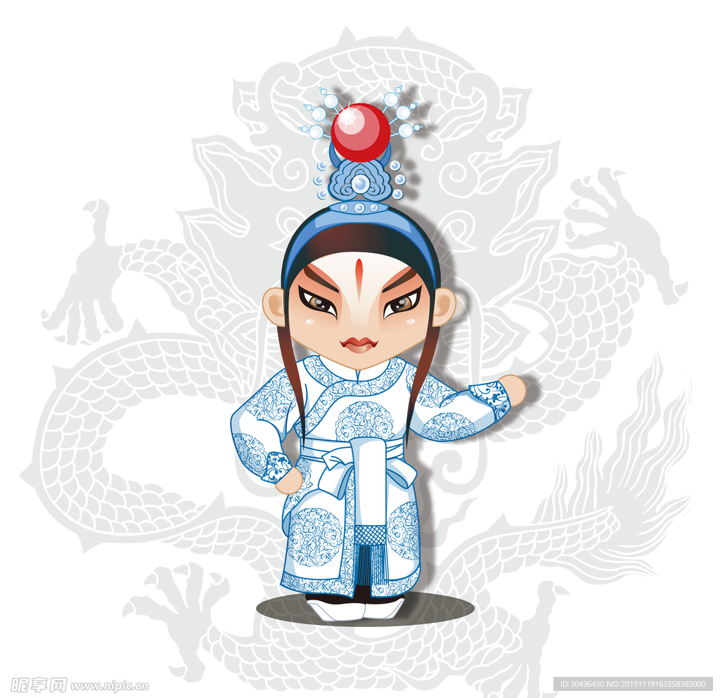 卡通京剧