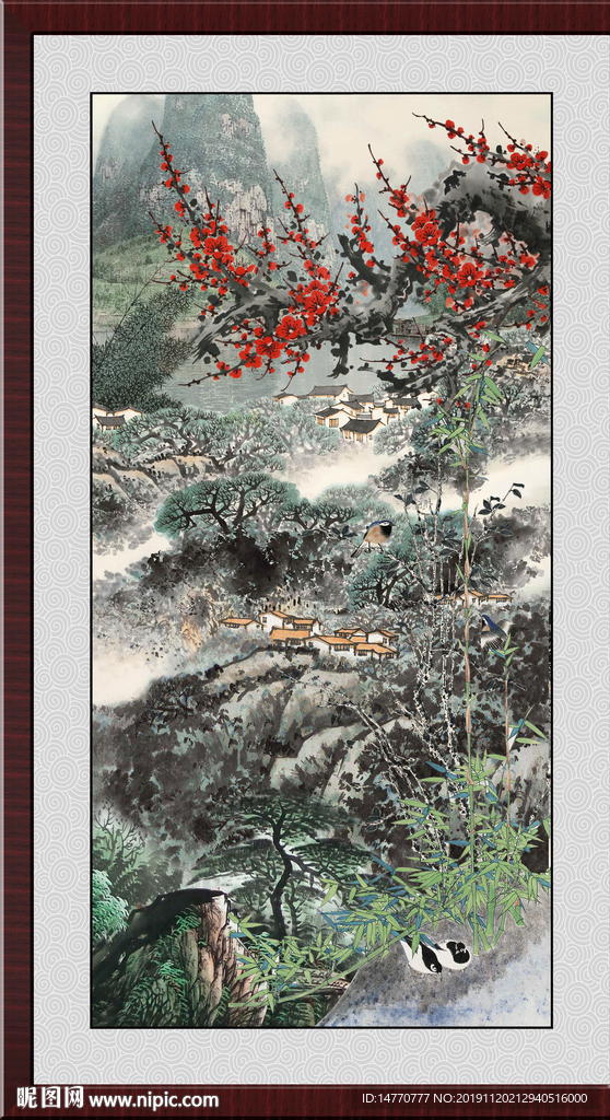 红梅报春