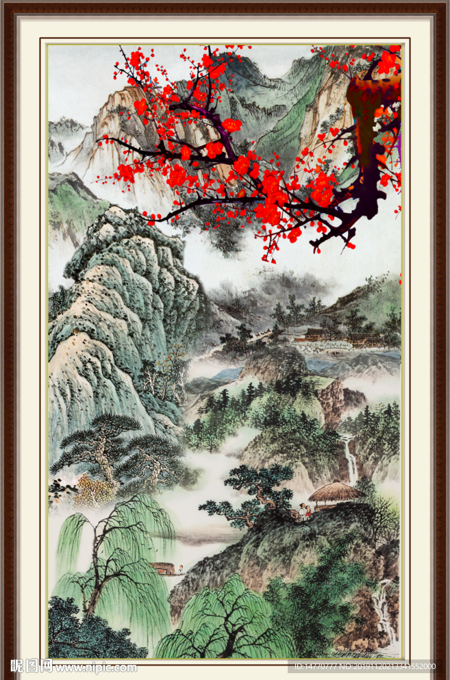 红梅报春