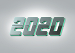 2020新年艺术字设计