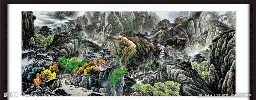 国画山水
