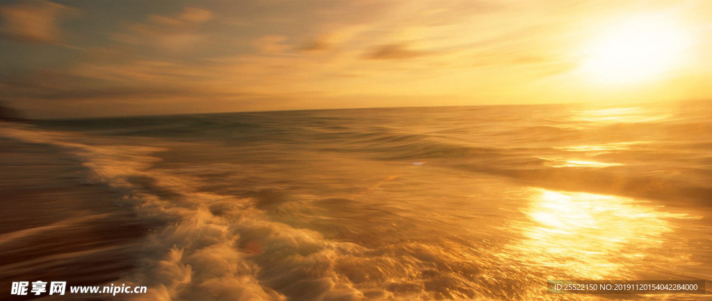 海边夕阳