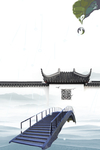 清新中国风素材背景