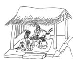 古代吃饭