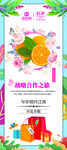 赣南脐橙海报设计 展架