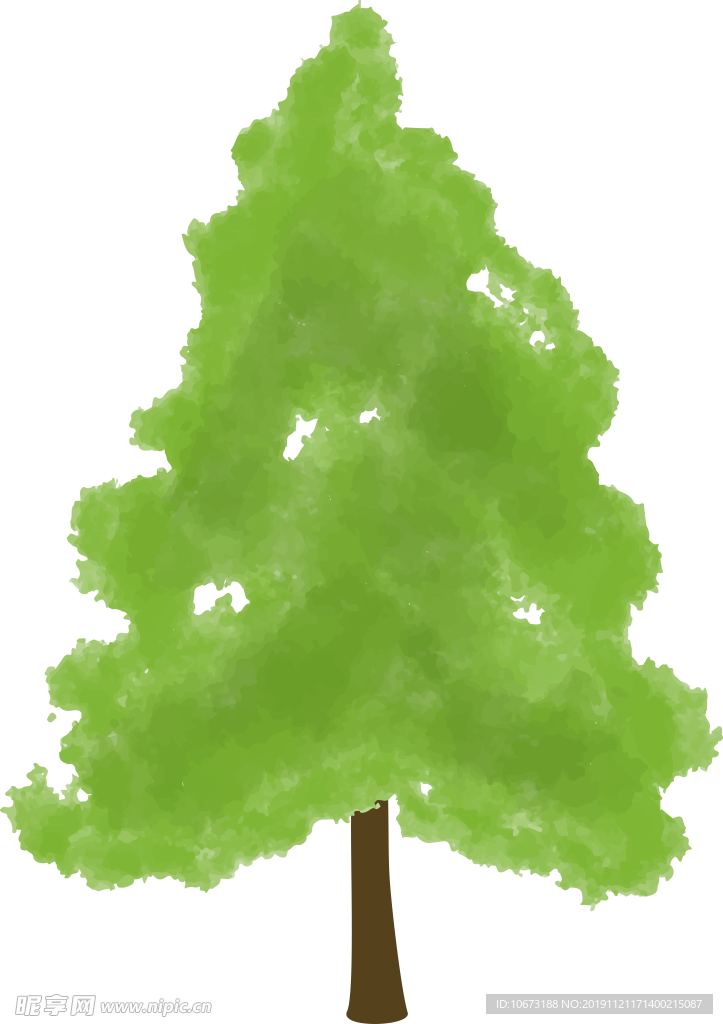 卡通树
