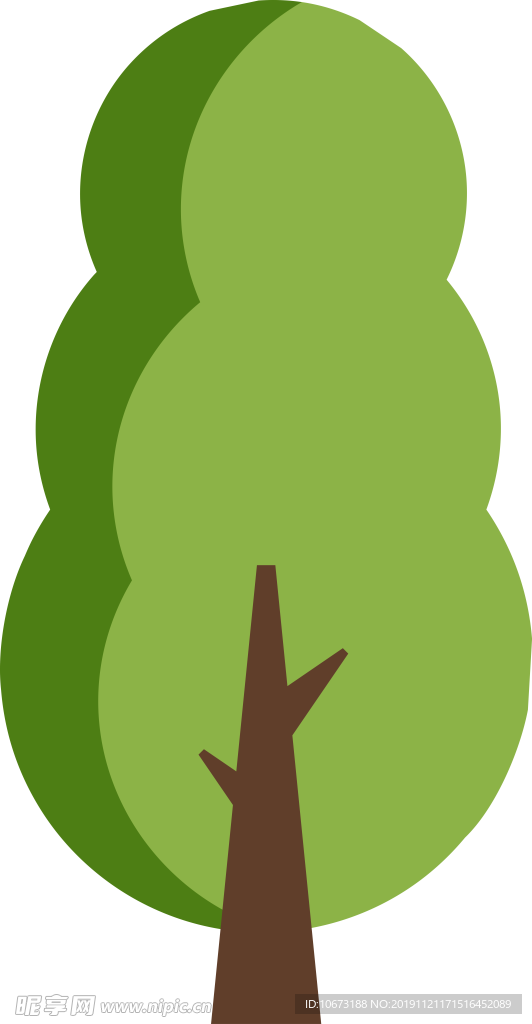 卡通树