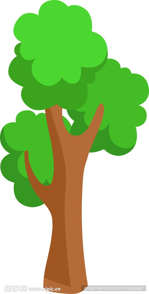 卡通树