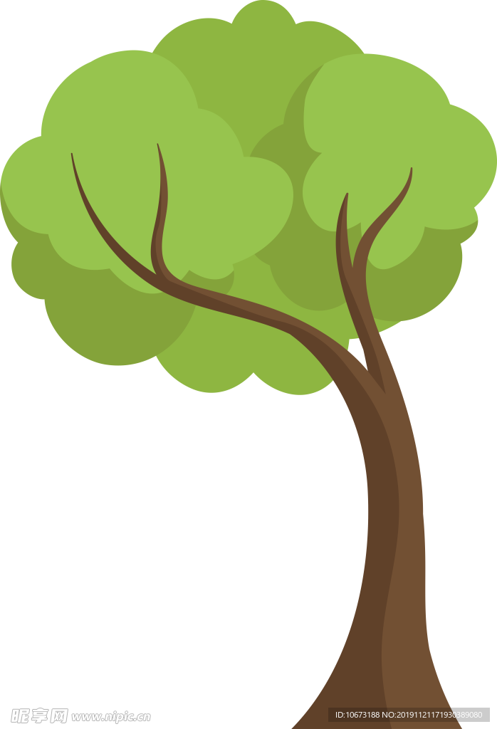 卡通树