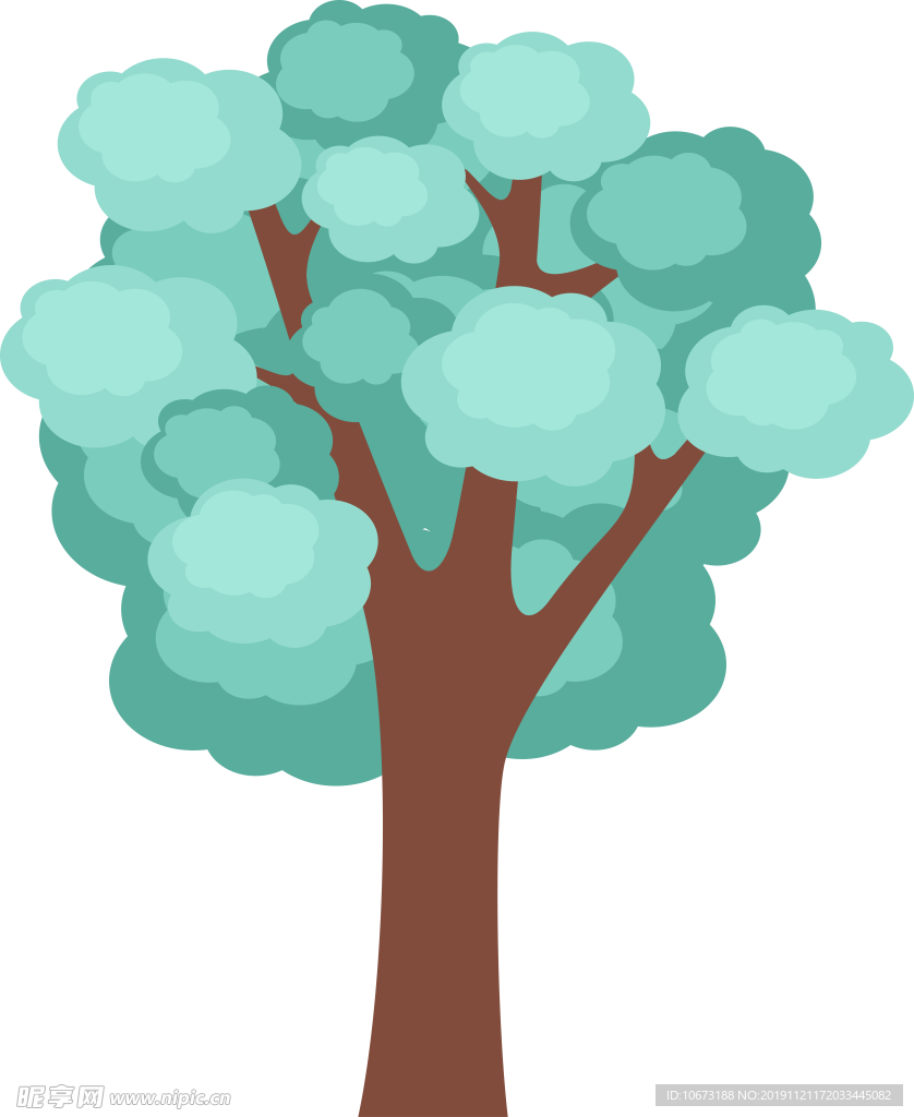 卡通树